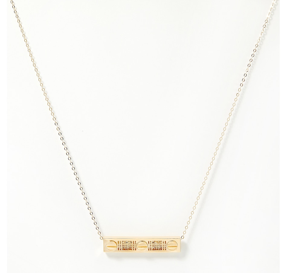 Image 209595.jpg, Product 209-595 / Price $619.99, Stefano Oro 14K Yellow Gold Ricami Screw Necklace from Stefano Oro on TSC.ca's Jewellery department