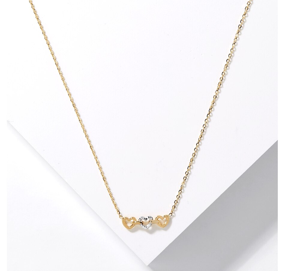 Jewellery - Necklaces & Pendants - Stefano Oro 14K Two-toned Gold ...