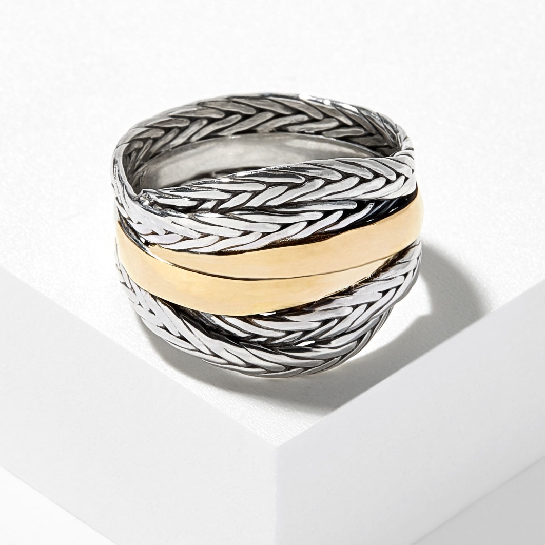 Jewellery - Rings - Crossover - Samuel B. Collection Sterling Silver ...