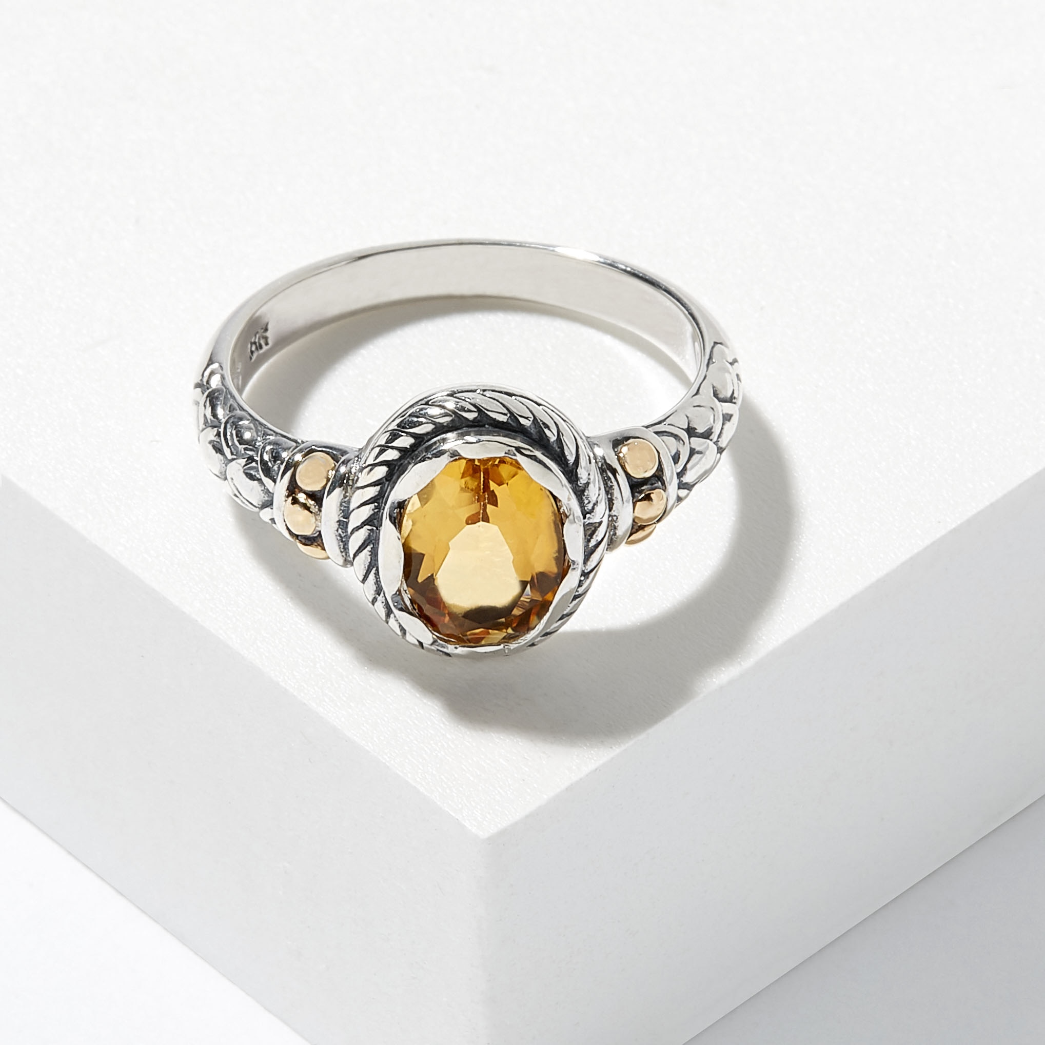 Jewellery - Rings - Samuel B. Collection Sterling Silver 18K Yellow ...