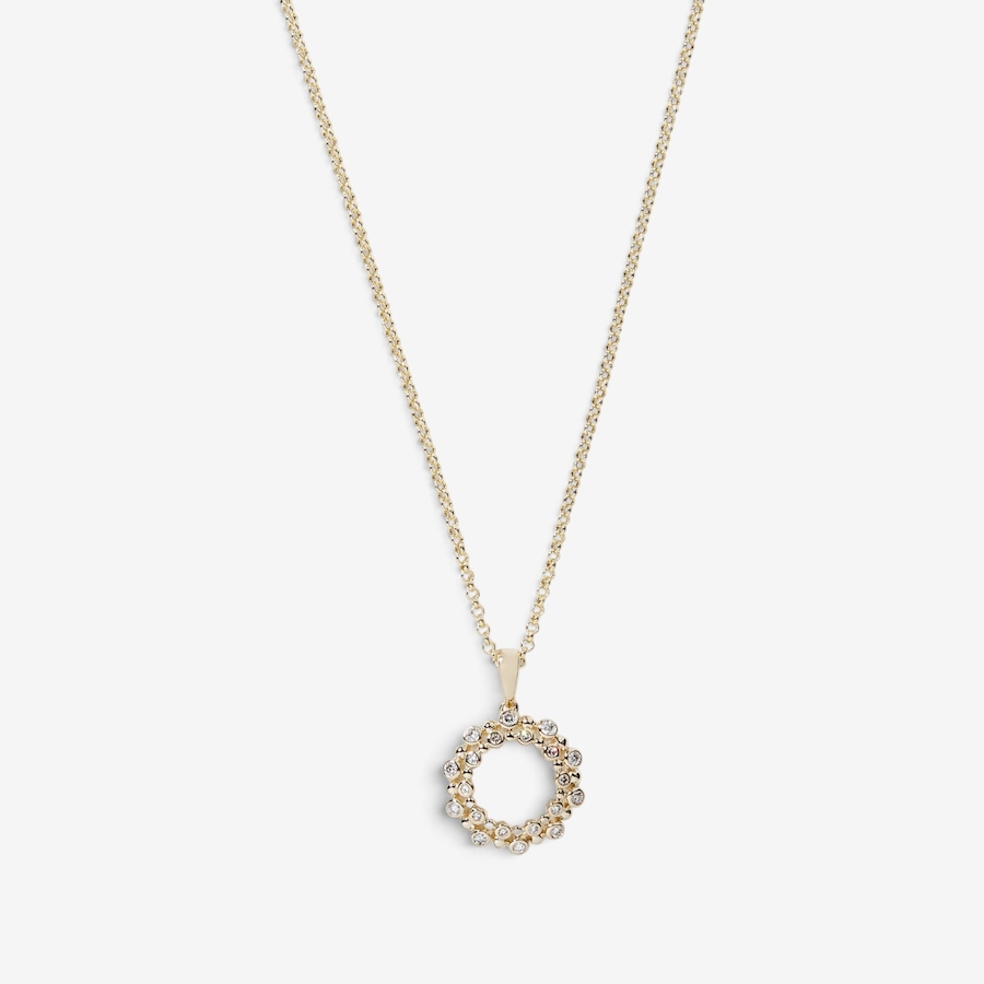 Image 209744_YGL.jpg, Product 209-744 / Price $599.33, EVERA Diamonds 14K Gold 0.33ctw Diamond Bubble Pendant with Chain from Evera Diamonds on TSC.ca's Jewellery department