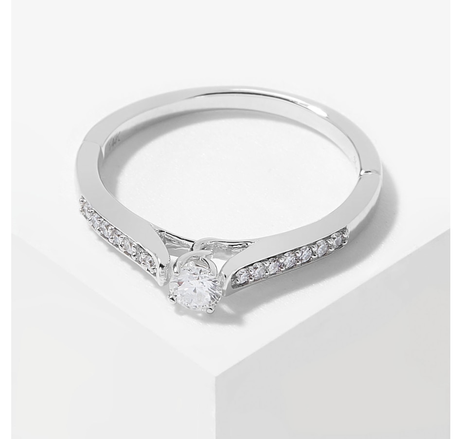 Image 209793.jpg, Product 209-793 / Price $549.33, EVERA Diamonds 14K White Gold 0.50ctw Diamond Ring from Evera Diamonds on TSC.ca's Jewellery department