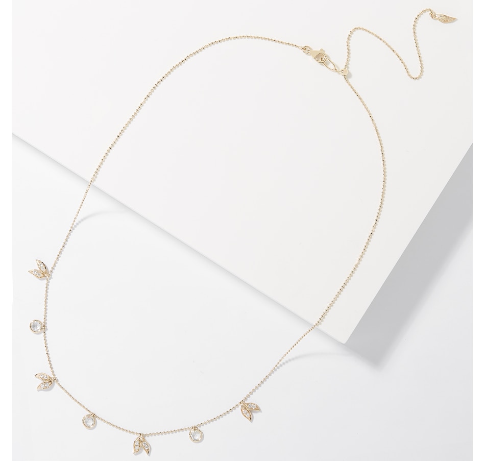 Image 209874_YGL.jpg, Product 209-874 / Price $2,199.88, Graziela Gems 14K Gold 1.00ctw Diamond Charm Necklace from Graziela Gems on TSC.ca's Jewellery department