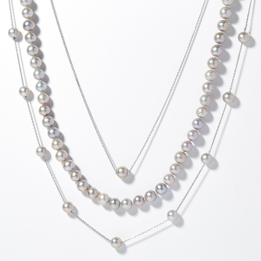 Image 209932_LGR.jpg, Product 209-932 / Price $249.33, Imperial Pearls Sterling Silver 7-8mm Cultured Freshwater Pearl Layering Set of 3 Necklaces from Imperial Pearls on TSC.ca's Jewellery department