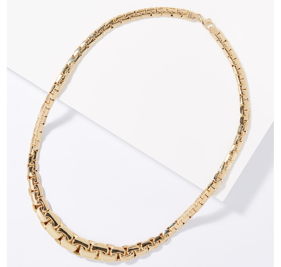 Image 209954.jpg , Product 209-954 / Price $3,699.99 , UNOAERRE Jewellery 18K Yellow Gold Graduated Wide Necklace from UnoAErre Jewellery on TSC.ca's Jewellery department