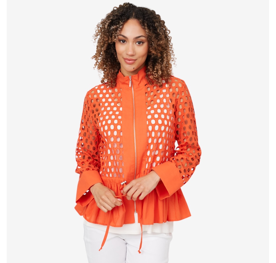 Image 210106_ALTMORE102.jpg, Product 210-106 / Price $49.33, Wynne Style Eyelet Jacket with Peplum from Wynnelayers on TSC.ca's Fashion department