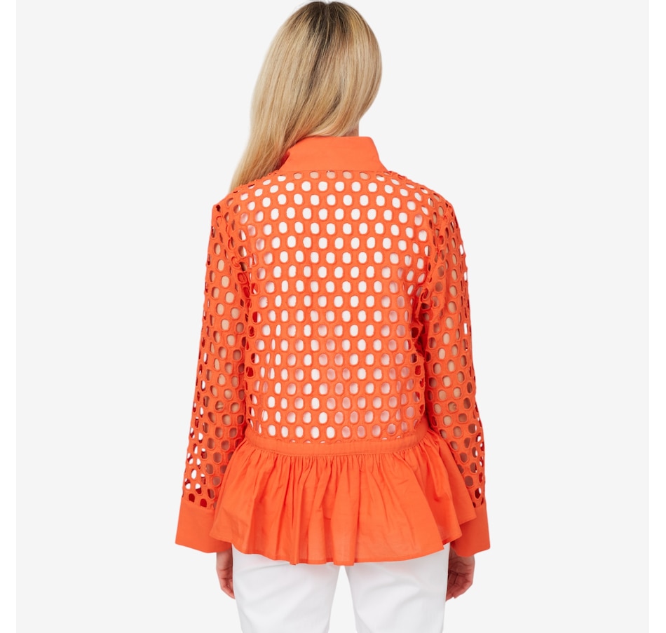 Image 210106_ALTMORE3.jpg, Product 210-106 / Price $49.33, Wynne Style Eyelet Jacket with Peplum from Wynnelayers on TSC.ca's Fashion department