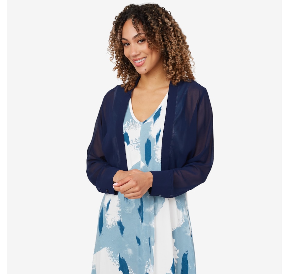 Image 210107_DEEIO.jpg, Product 210-107 / Price $29.33, Wynne Style Chiffon Sleeve Please Bolero from Wynnelayers on TSC.ca's Fashion department