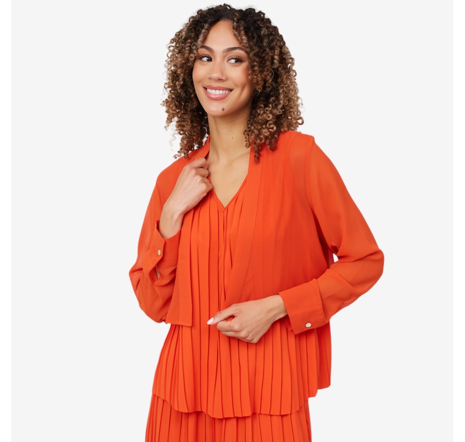 Image 210107_RDOR.jpg, Product 210-107 / Price $29.33, Wynne Style Chiffon Sleeve Please Bolero from Wynnelayers on TSC.ca's Fashion department