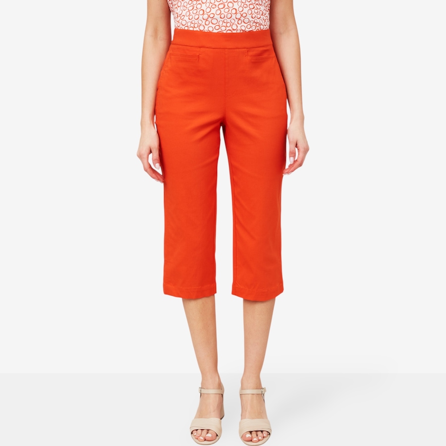 Image 210118_RDOR.jpg, Product 210-118 / Price $34.33, Wynne Style Flatterfit Capri with Pocket Detail from Wynnelayers on TSC.ca's Fashion department