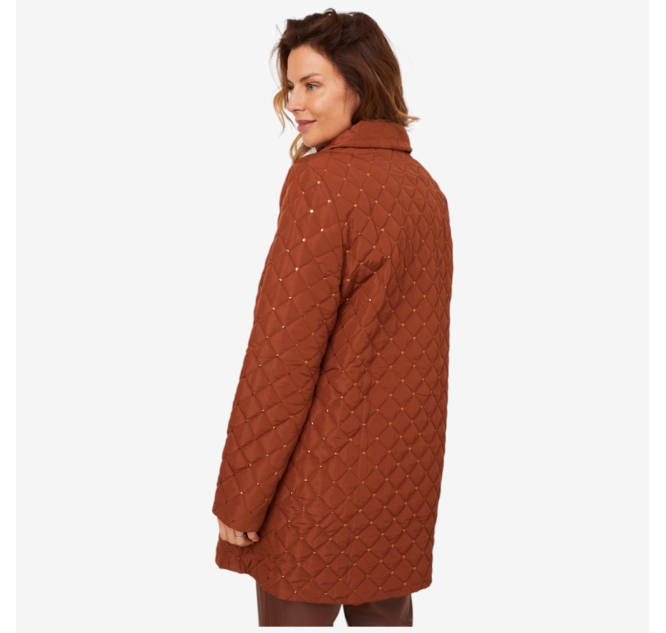 Image 210119_ALTMORE4.jpg, Product 210-119 / Price $74.88, Nina Leonard Sequin Quilted Jacket from Nina Leonard on TSC.ca's Fashion department