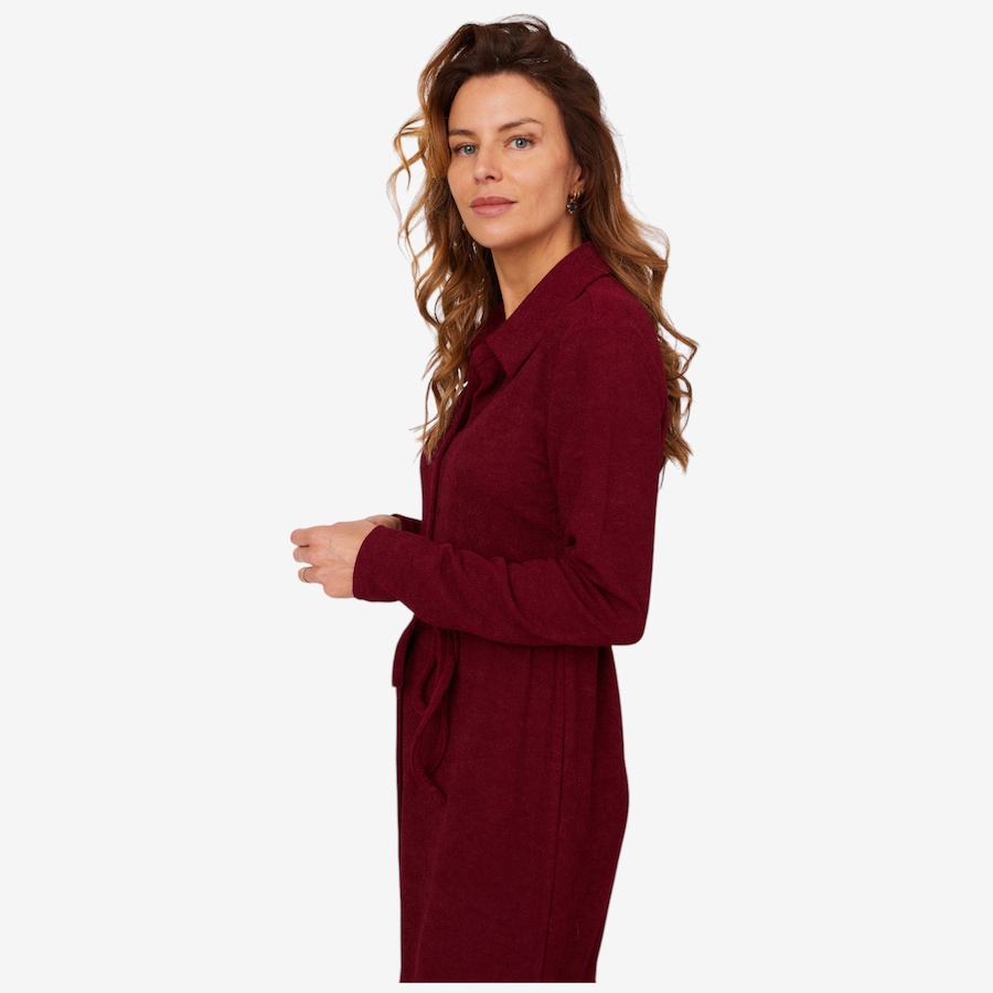 Image 210202_ALTMORE1.jpg, Product 210-202 / Price $39.88, Nina Leonard Long Sleeve Collared Midi Button Front Shirt Dress from Nina Leonard on TSC.ca's Fashion department