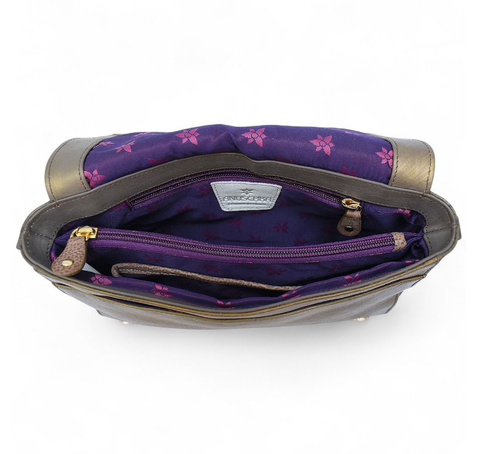 Image 210245_ALTMORE8.jpg, Product 210-245 / Price $119.88, Anuschka Flap Crossbody With Shoulder Strap from Anuschka Handbags on TSC.ca's Fashion department