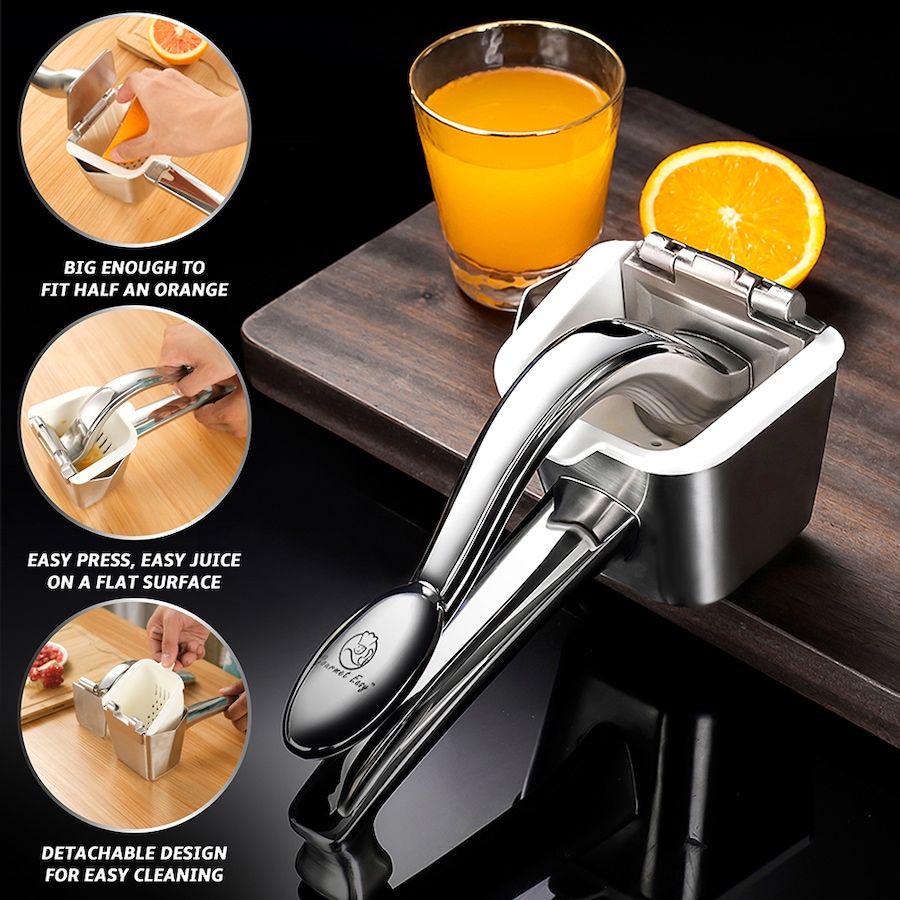 Image 210259_ALTMORE2.jpg, Product 210-259 / Price $69.99, Gourmet Easy Stainless Steel Hand Juicer from Gourmet Easy on TSC.ca's Kitchen department