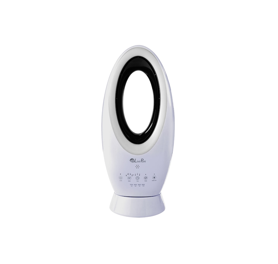 Image 210285_WHT.jpg, Product 210-285 / Price $119.99, Hunter LivePure Bladeless Indoor/Outdoor Rechargeable Fan from Hunter Home on TSC.ca's Home & Garden department