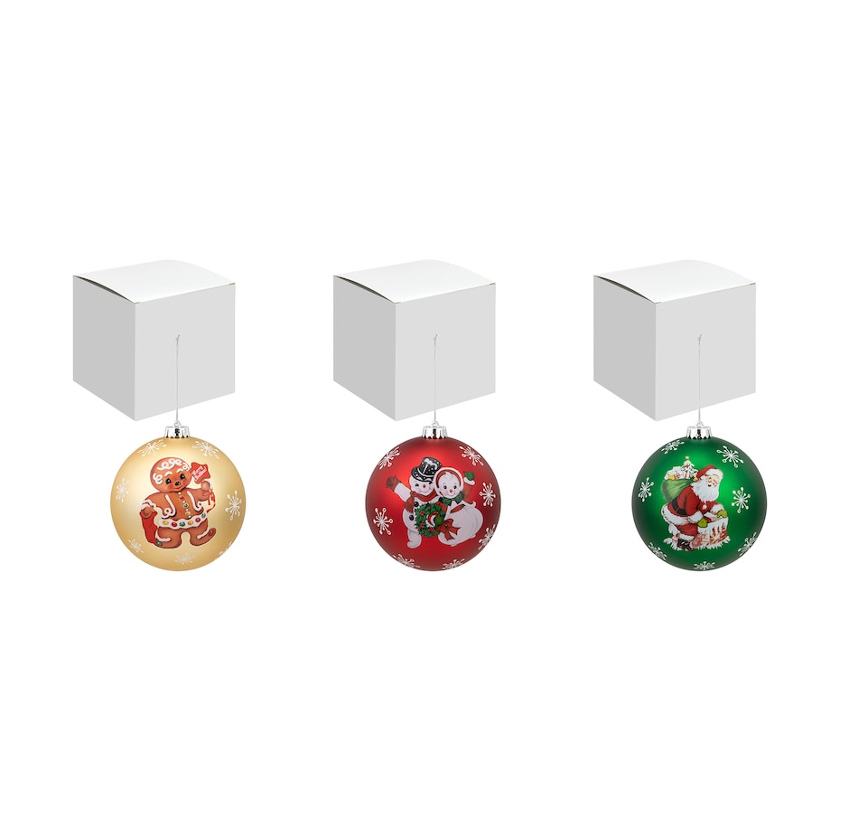 Image 210301_RND.jpg, Product 210-301 / Price $16.33, Mr. Christmas Ornaments (set of 3) from Mr. Christmas on TSC.ca's Home & Garden department