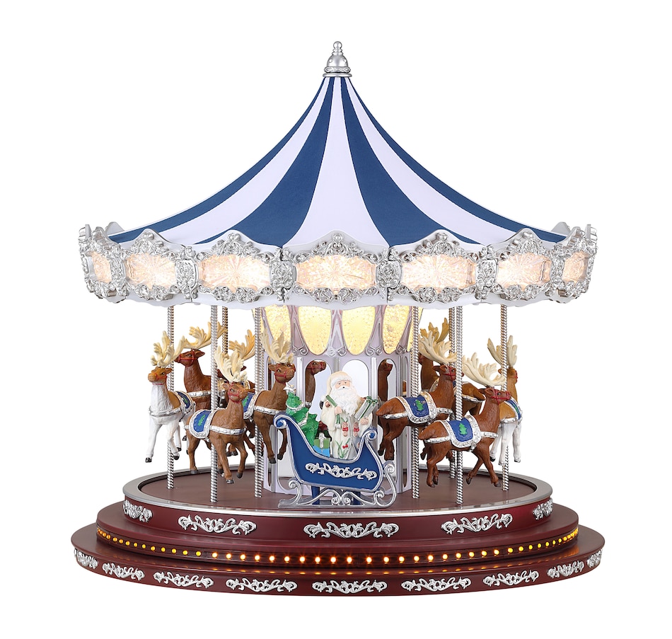 Image 210302.jpg, Product 210-302 / Price $269.33, Mr. Christmas Heirloom Carousel from Mr. Christmas on TSC.ca's Home & Garden department