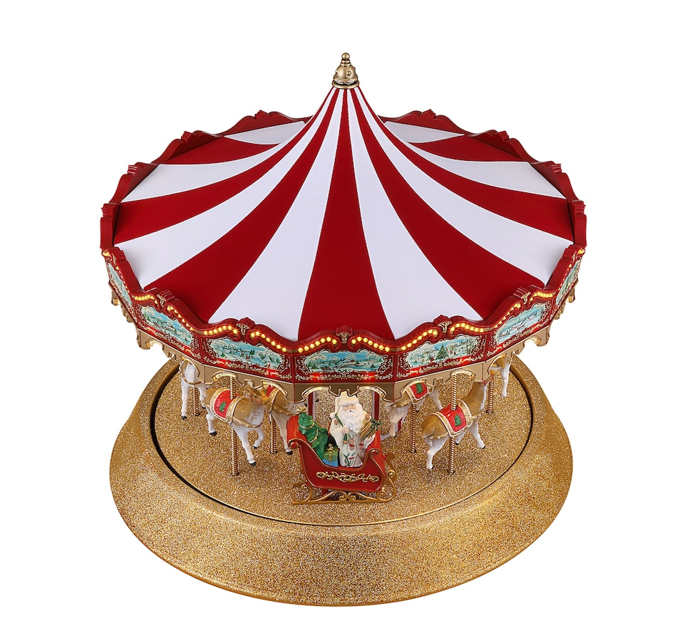 Image 210303_ALTMORE2.jpg, Product 210-303 / Price $299.88, Mr. Christmas Marquee Deluxe Carousel from Mr. Christmas on TSC.ca's Home & Garden department