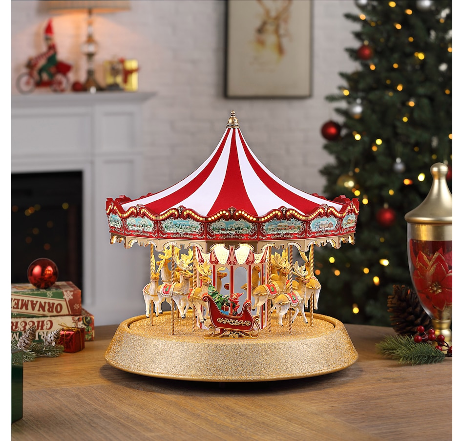 Image 210303_ALTMORE4.jpg, Product 210-303 / Price $299.88, Mr. Christmas Marquee Deluxe Carousel from Mr. Christmas on TSC.ca's Home & Garden department