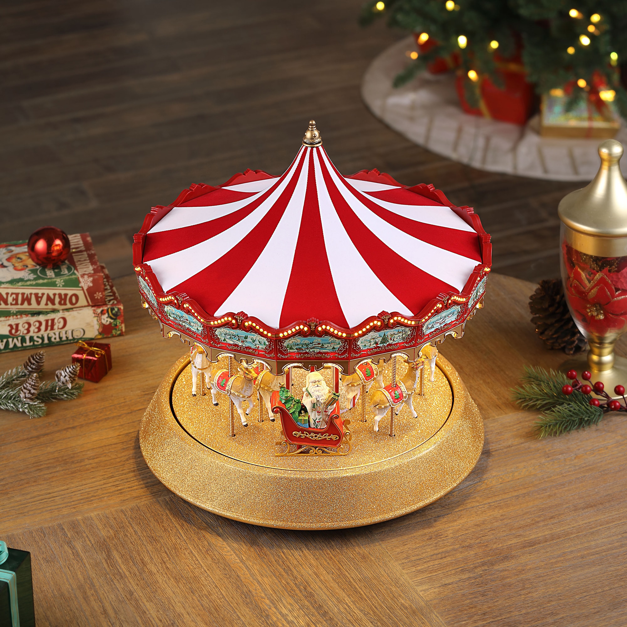 Mr. Christmas Marquee Deluxe Carousel - TSC.ca