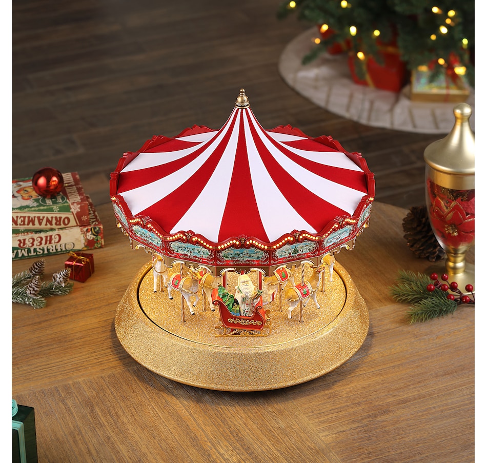 Image 210303_ALTMORE5.jpg, Product 210-303 / Price $299.88, Mr. Christmas Marquee Deluxe Carousel from Mr. Christmas on TSC.ca's Home & Garden department