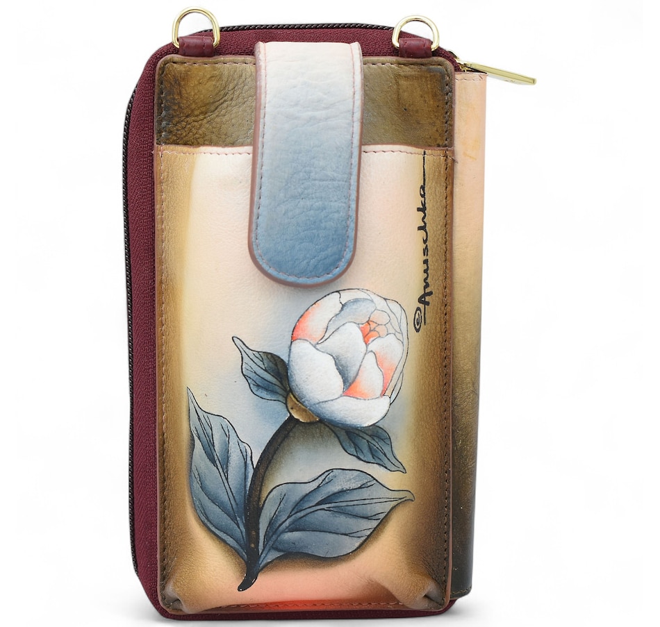Image 210309_ALTMORE4.jpg, Product 210-309 / Price $99.33, Anuschka Smartphone Case and Wallet Organizer Crossbody from Anuschka Handbags on TSC.ca's Fashion department