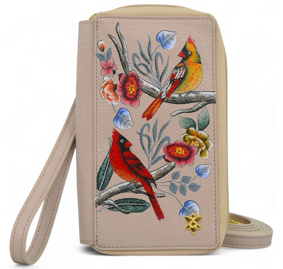 Image 210309_CARFY.jpg, Product 210-309 / Price $99.33, Anuschka Smartphone Case and Wallet Organizer Crossbody from Anuschka Handbags on TSC.ca's Fashion department