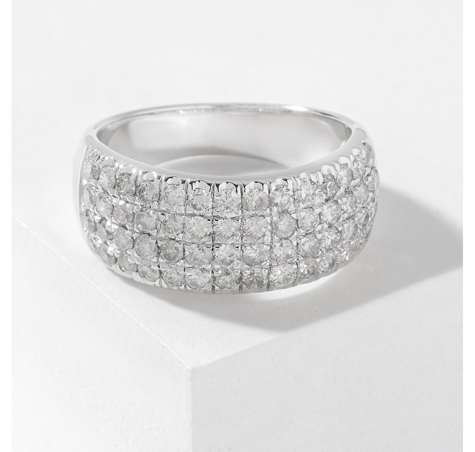 Image 210342.jpg, Product 210-342 / Price $2,999.99, 14K White Gold 1.50ctw Diamond Wide Ring from Diamond Show on TSC.ca's Jewellery department