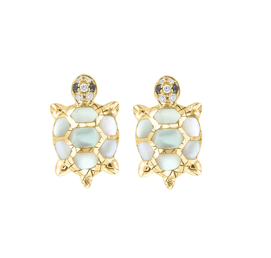 Jewellery - Earrings - Stud Earrings - Effy Jewellery 14K Yellow Gold ...