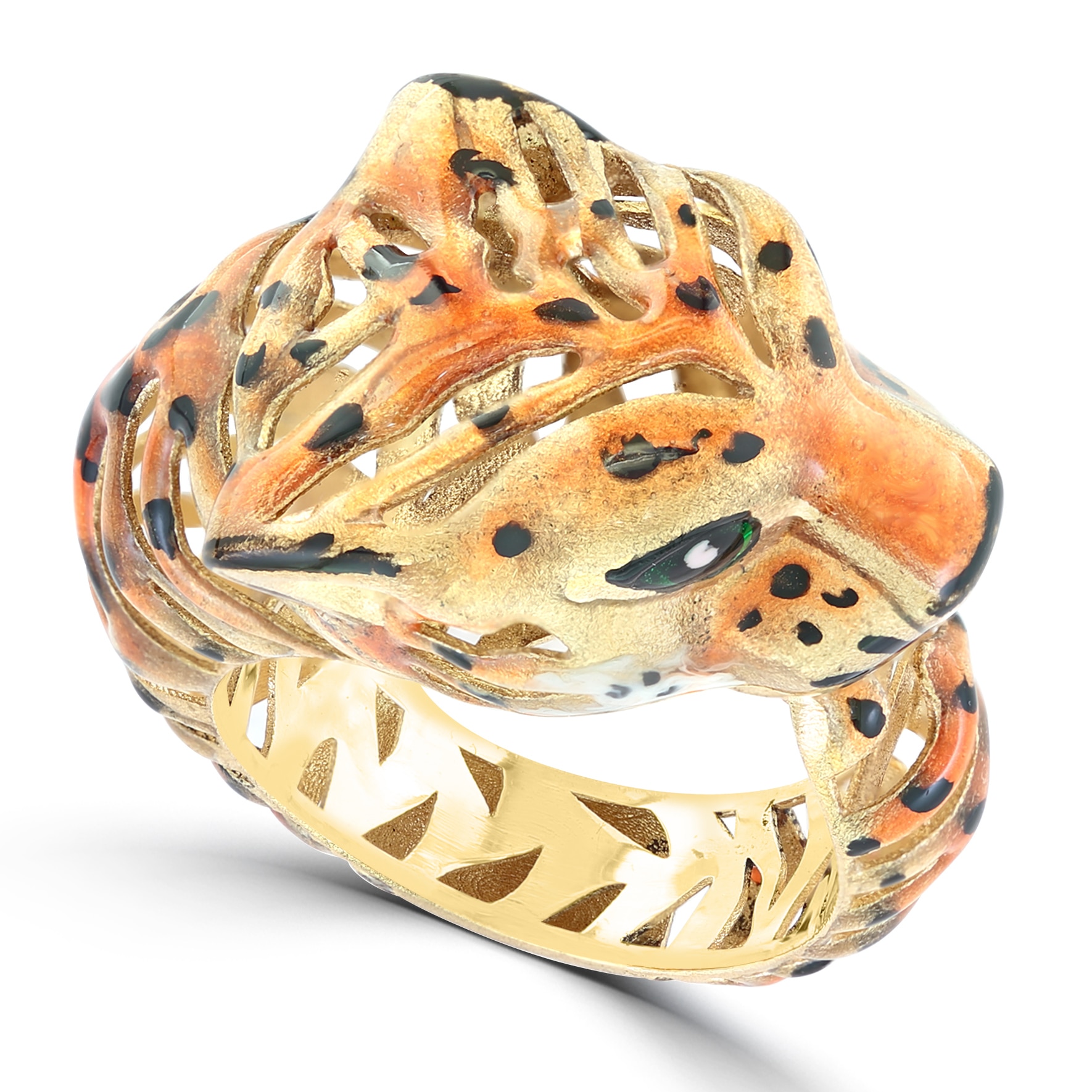 Effy Jewellery 14K Yellow Gold Tiger Ring