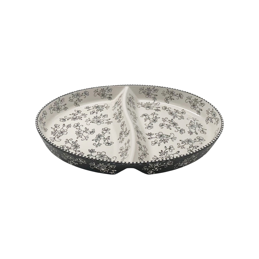 Image 210495_FLBLK.jpg, Product 210-495 / Price $39.99, temp-tations Divided Serving Platter from temp-tations on TSC.ca's Kitchen department