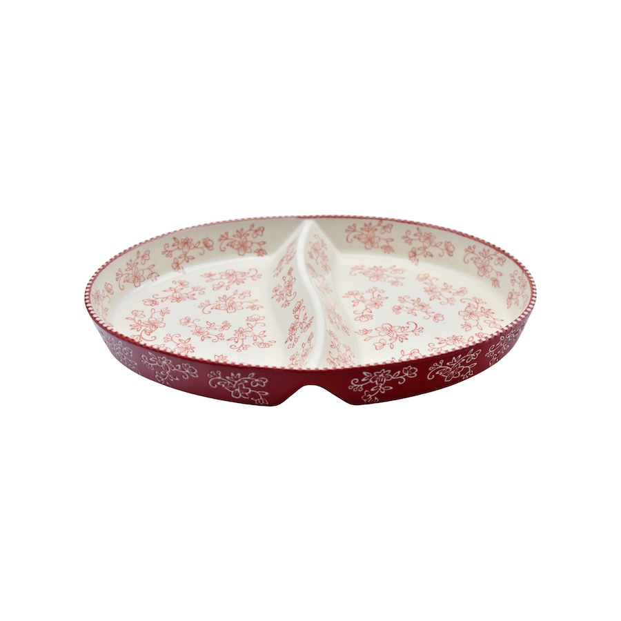 Image 210495_FLRED.jpg, Product 210-495 / Price $39.99, temp-tations Divided Serving Platter from temp-tations on TSC.ca's Kitchen department