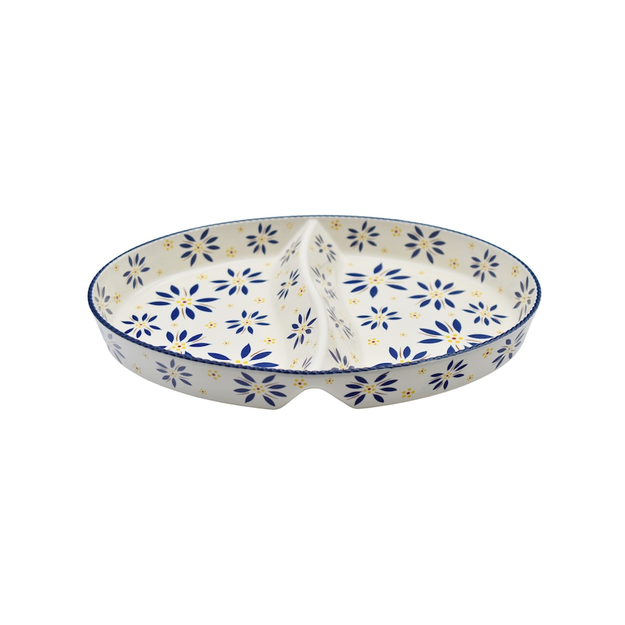 Image 210495_OWBLU.jpg, Product 210-495 / Price $39.99, temp-tations Divided Serving Platter from temp-tations on TSC.ca's Kitchen department