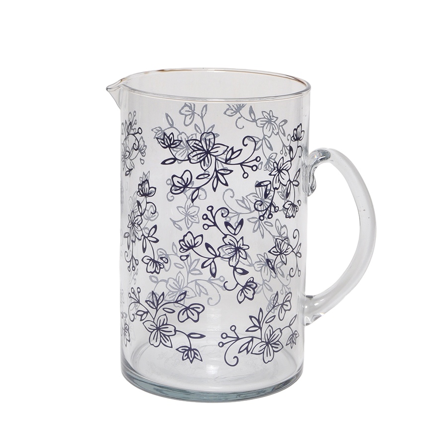 Image 210496_FLBLU.jpg, Product 210-496 / Price $12.33, temp-tations 2.5-Quart Glass Pitcher from temp-tations on TSC.ca's Kitchen department