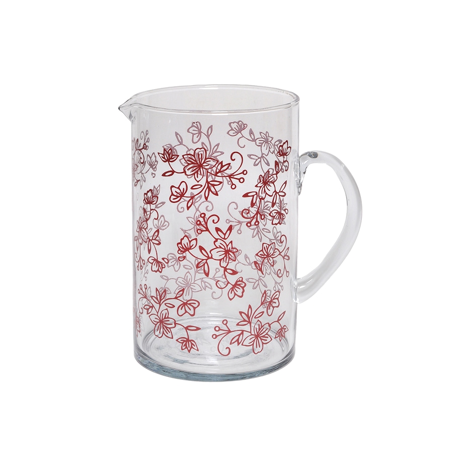 Image 210496_FLRED.jpg, Product 210-496 / Price $12.33, temp-tations 2.5-Quart Glass Pitcher from temp-tations on TSC.ca's Kitchen department