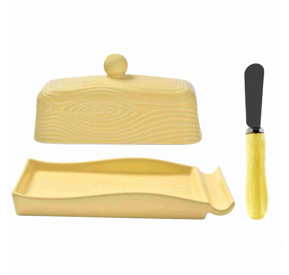 Image 210503_WOLBC.jpg, Product 210-503 / Price $22.99, temp-tations Covered Butter Dish with Spreader from temp-tations on TSC.ca's Kitchen department