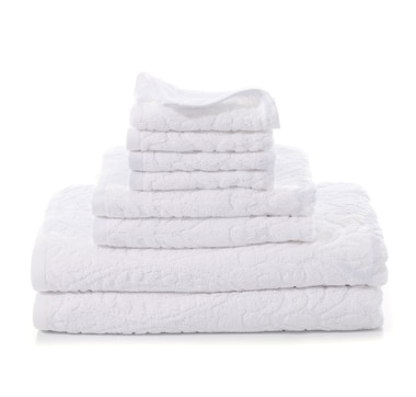 Home Suite Luxury Jacquard 8-Piece Towel Set