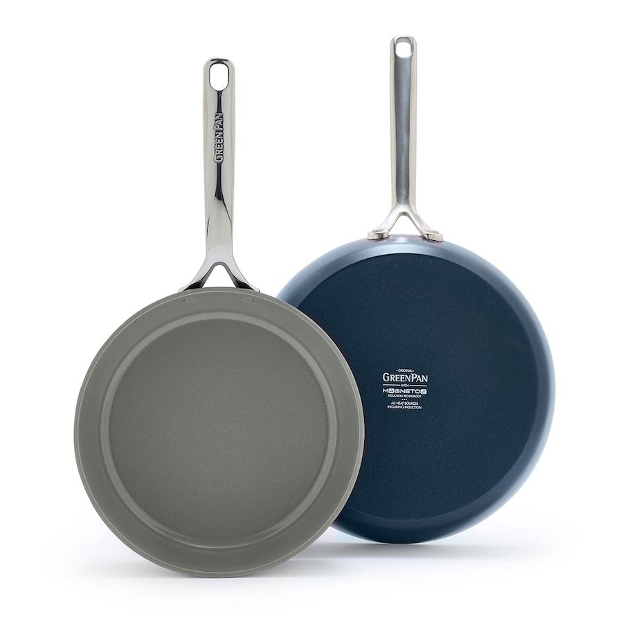 Image 210507_OXBLU.jpg, Product 210-507 / Price $259.99, GreenPan Infinite8 Ceramic Nonstick 9.5" and 11" Frypan Set from GreenPan on TSC.ca's Kitchen department