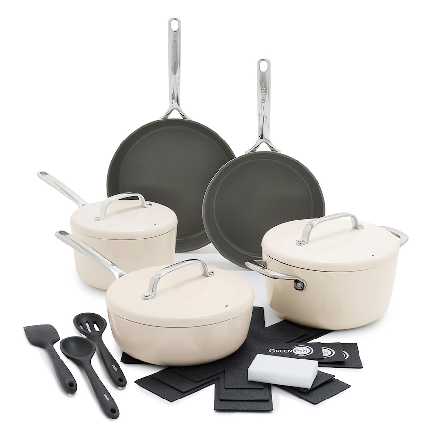Image 210508_CLWHT.jpg, Product 210-508 / Price $799.99, GreenPan 15 Piece Cookware Set from GreenPan on TSC.ca's Kitchen department