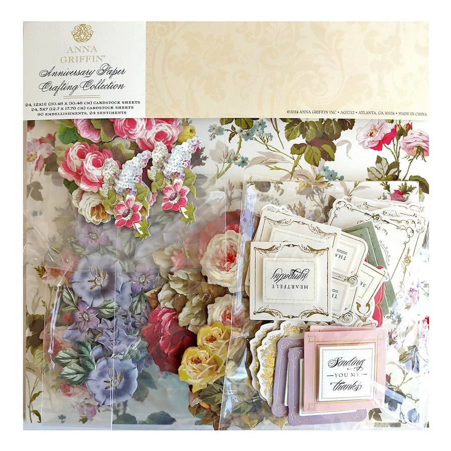 Image 210526.jpg, Product 210-526 / Price $79.99, Anna Griffin Anniversary Paper and Embellishments from Anna Griffin on TSC.ca's Home & Garden department