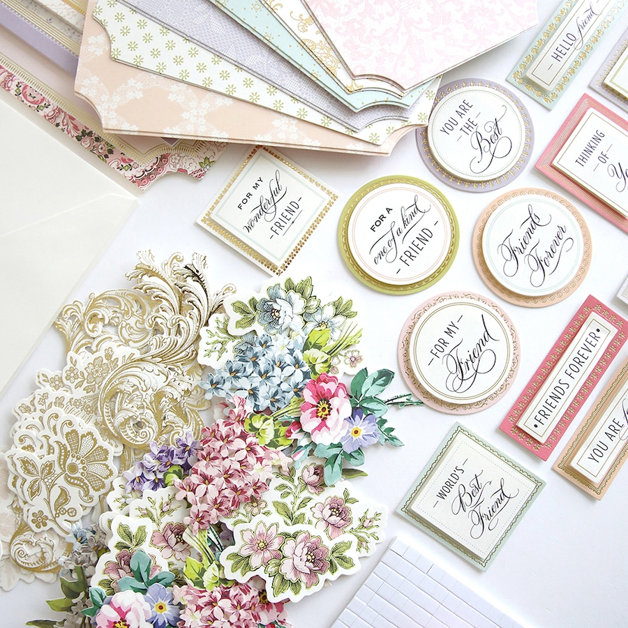 Image 210533_ALTMORE2.jpg, Product 210-533 / Price $39.99, Anna Griffin Simply Friendship Cardmaking Kit from Anna Griffin on TSC.ca's Home & Garden department