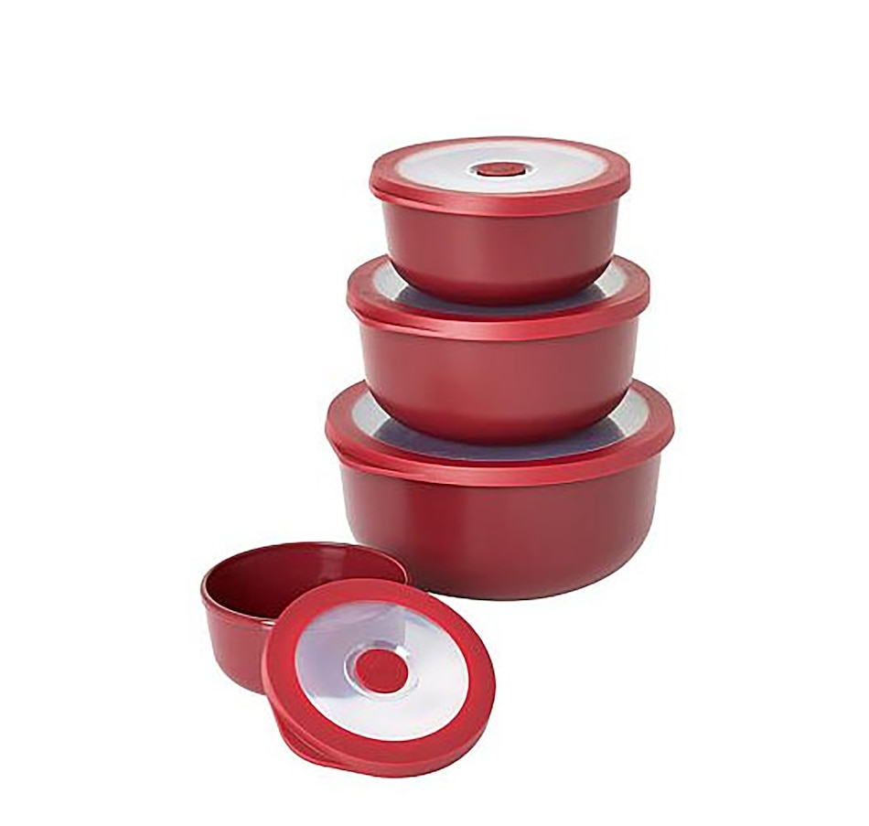 Image 210544_RED.jpg, Product 210-544 / Price $29.99, Curtis Stone 8-Piece Mixing Bowl Set from Curtis Stone on TSC.ca's Kitchen department