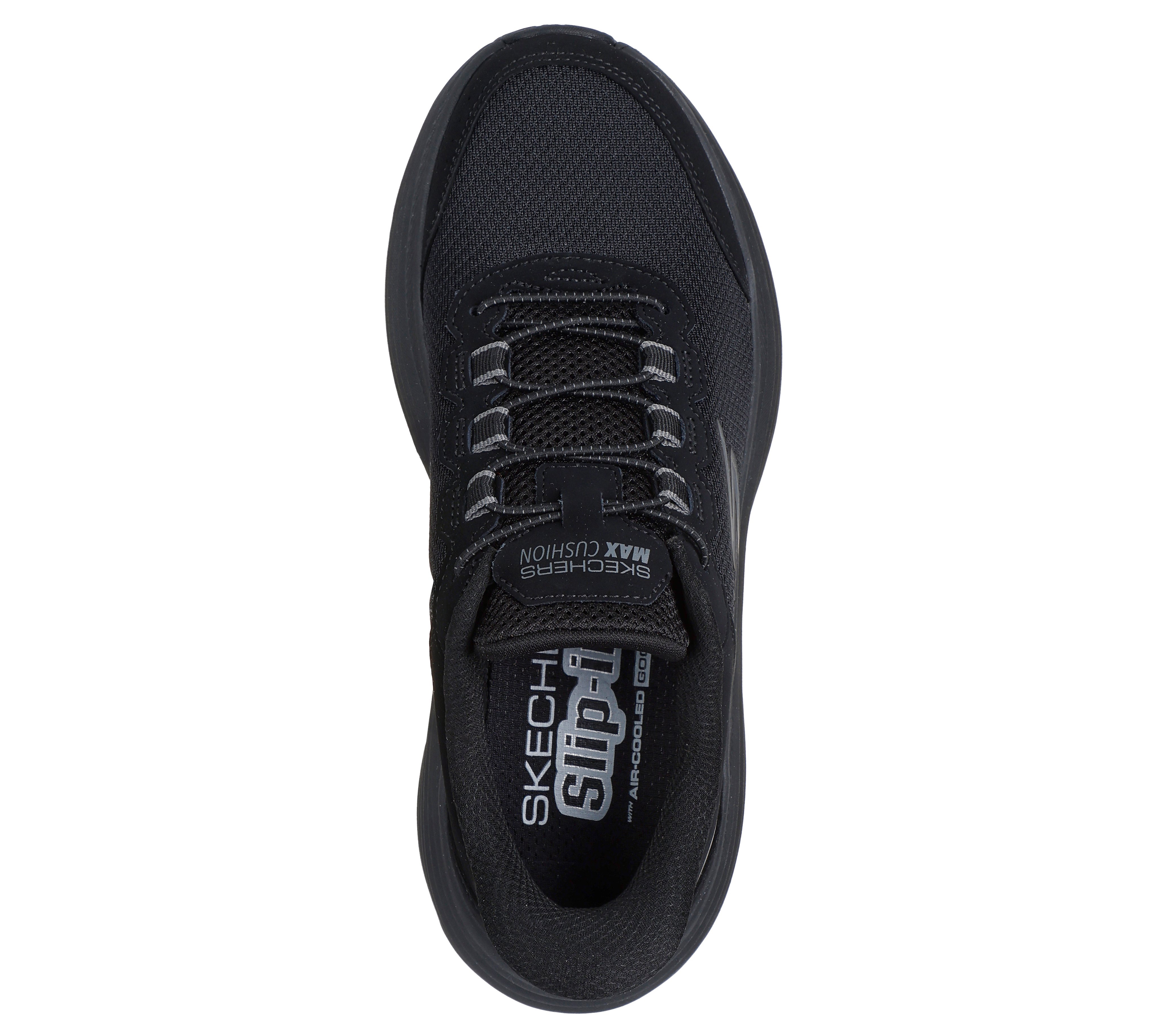 Skechers Ladies Max Cushioning Endeavour Bungee Lace Up Sneaker