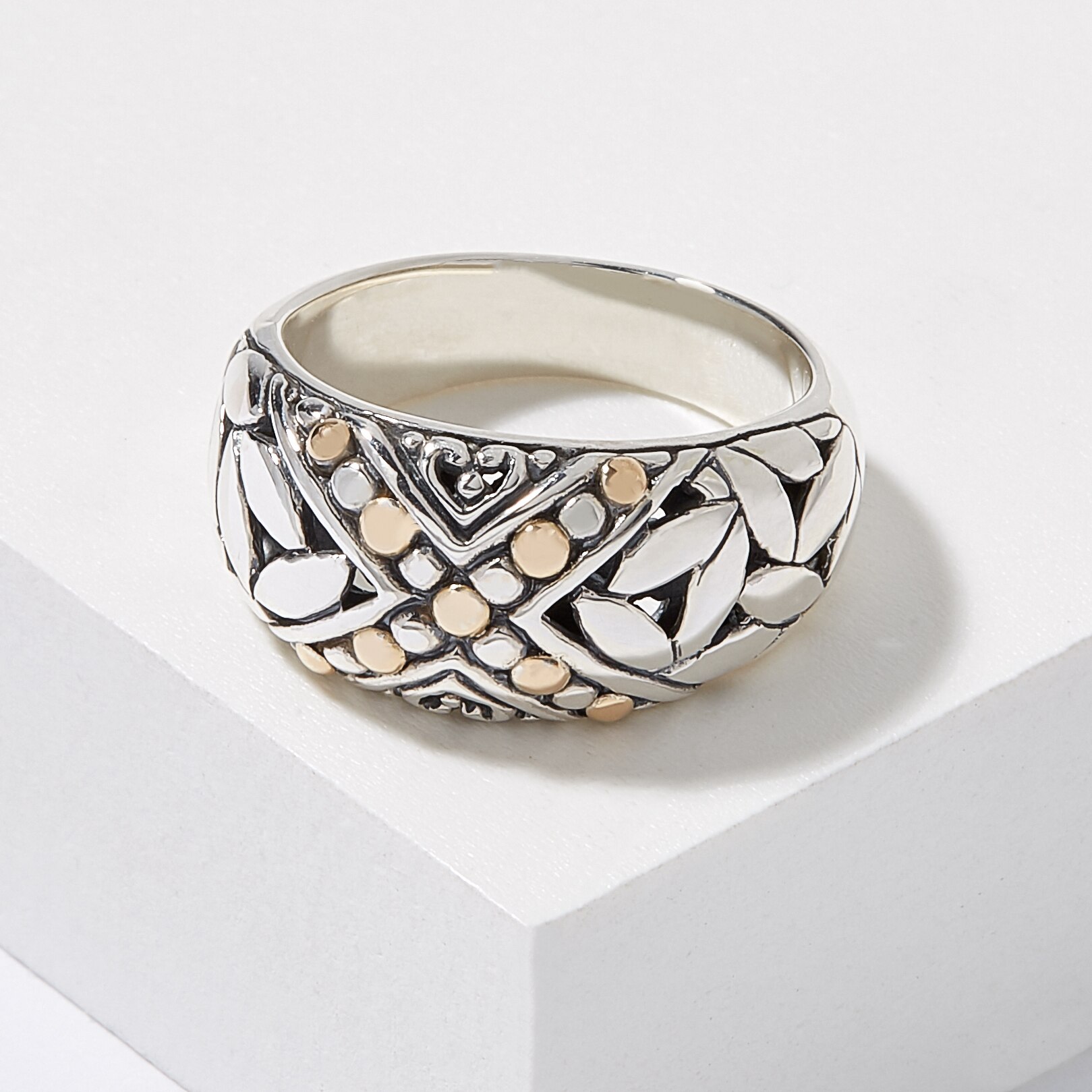 Jewellery - Rings - Samuel B. Collection Sterling Silver 18K Yellow ...