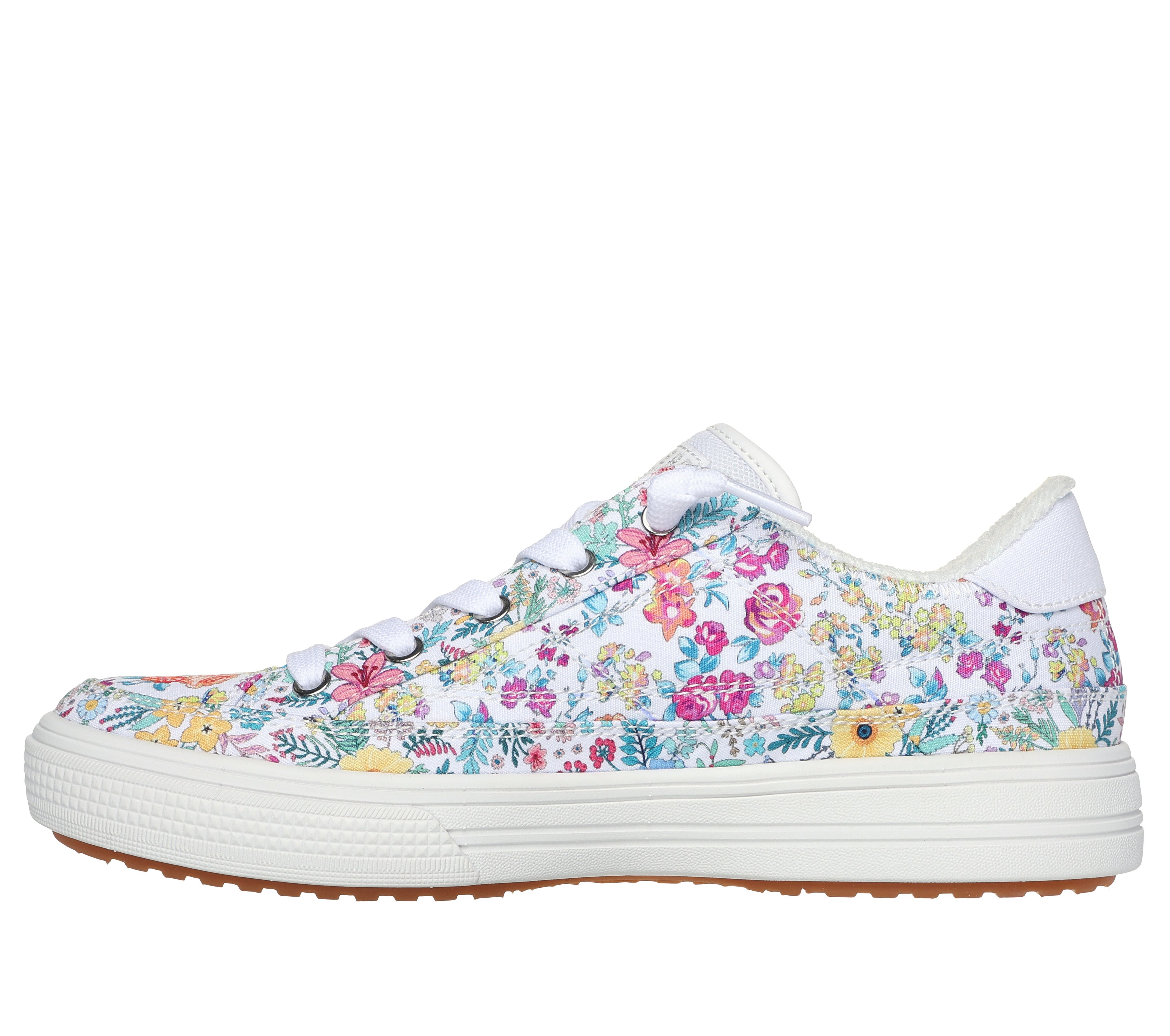 Skechers Ladies Arch Fit Arcade-Flowa Friends Canvas Laced