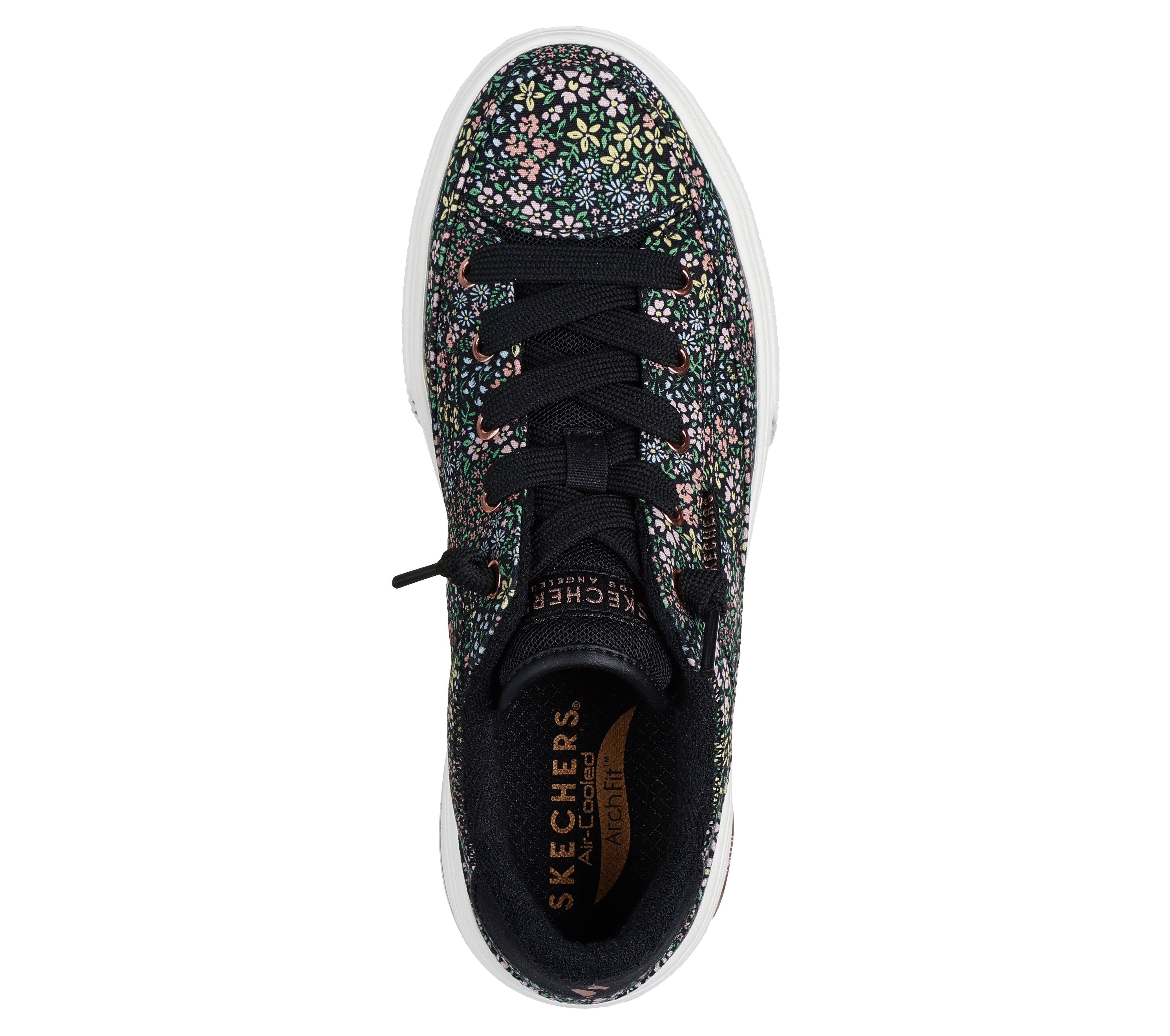 Skechers Ladies Arch Fit Arcade-Flowa Friends Canvas Laced