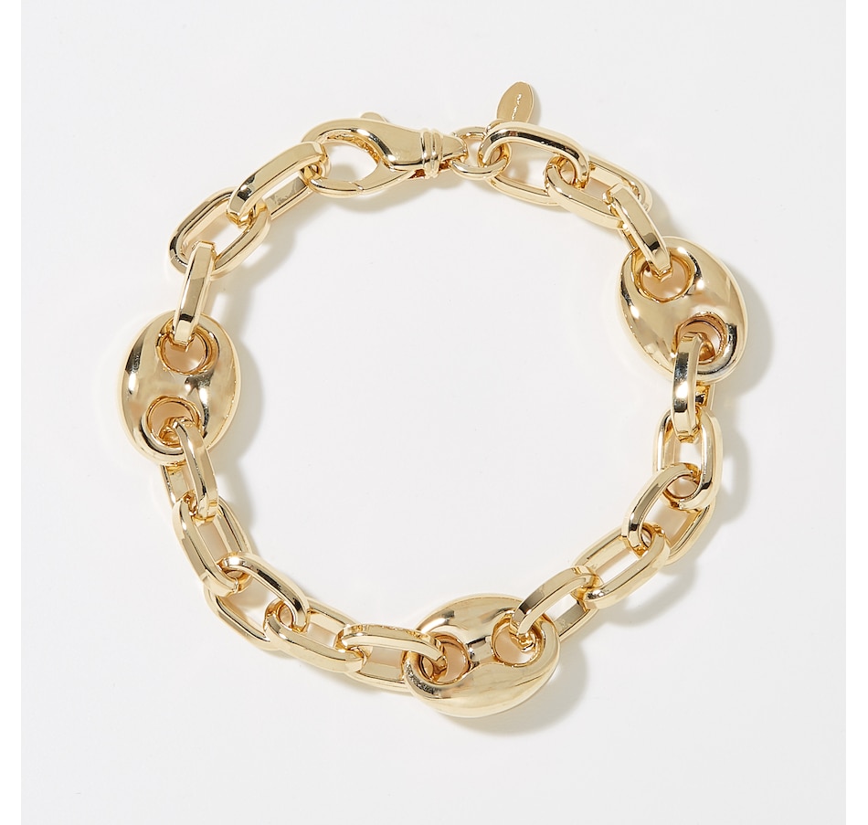 Jewellery - Bracelets - Link Bracelets - Bronzoro Stationed Marine Link ...