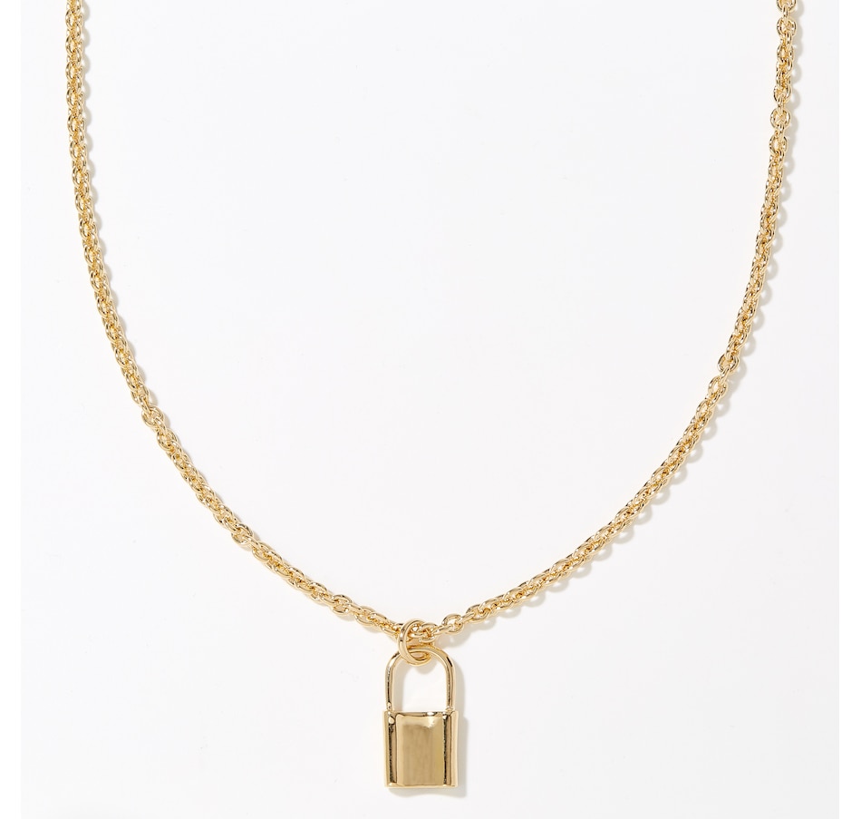 Jewellery - Necklaces & Pendants - Chains - Bronzoro Padlock Necklace ...
