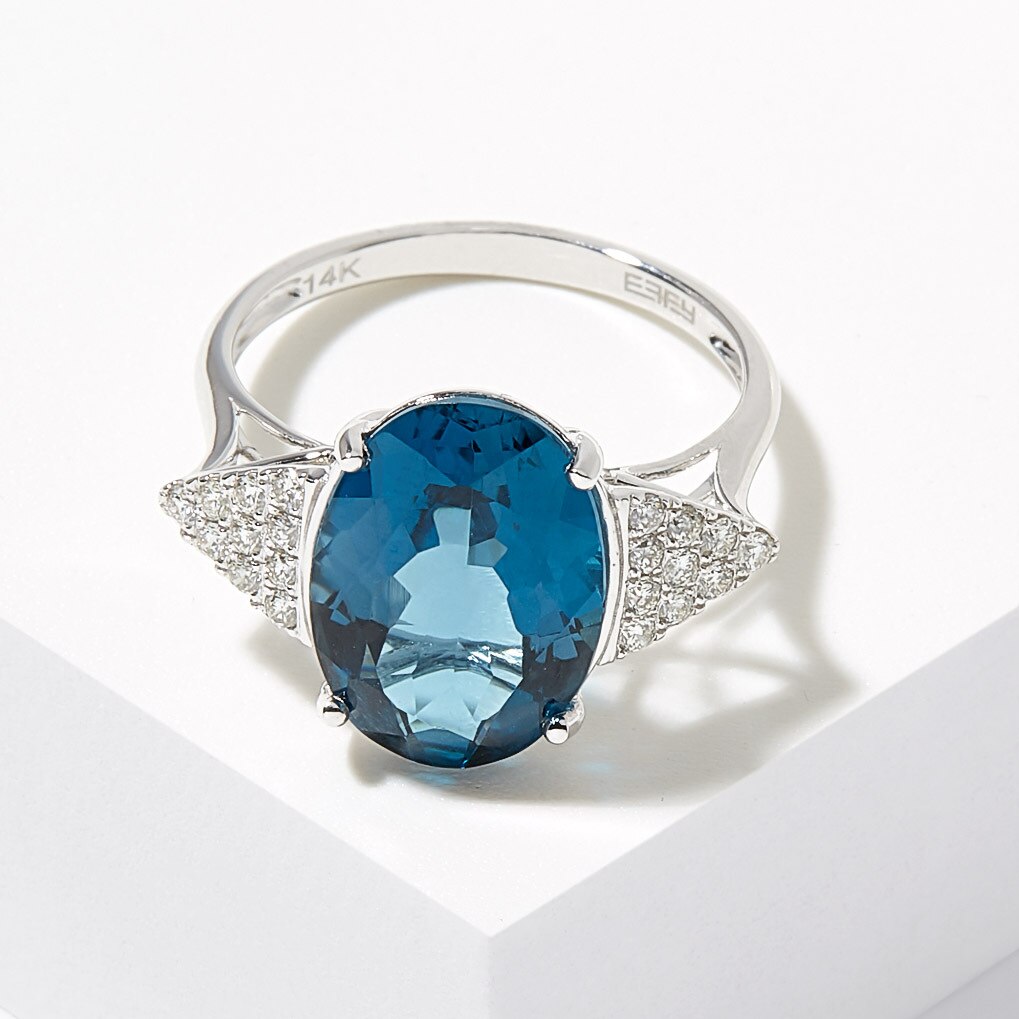 Effy london blue 2025 topaz ring