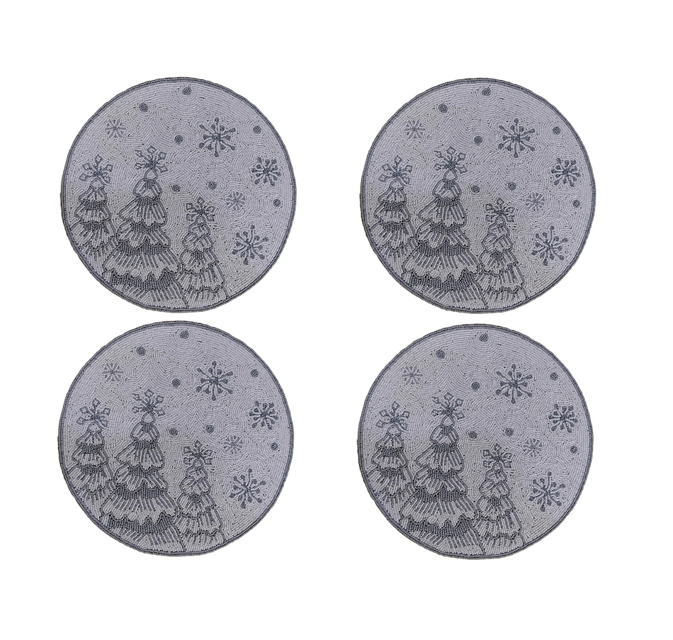 Image 211002_FORWE.jpg, Product 211-002 / Price $54.33, temp-tations Beaded Placemats (set of 4) from temp-tations on TSC.ca's Kitchen department